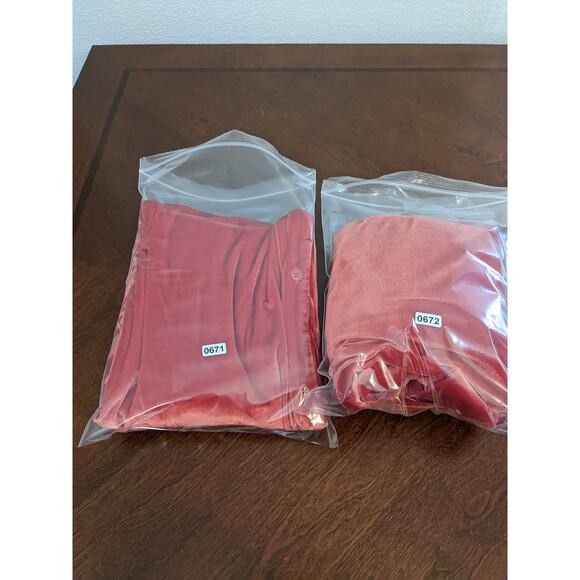 Charter Club Velour Shirt XL Ravishing Red Velvet Womens Button Down Long Sleeve - Picture 12 of 12